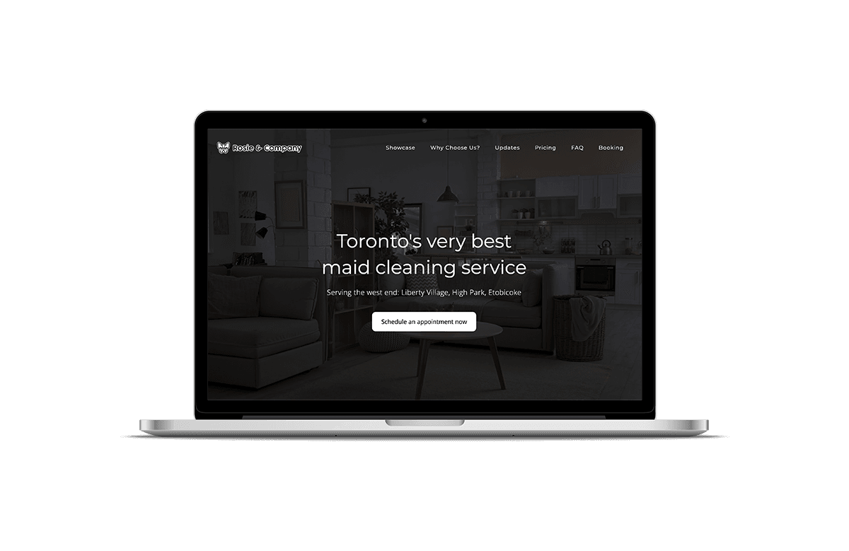 Rosie's maid service website